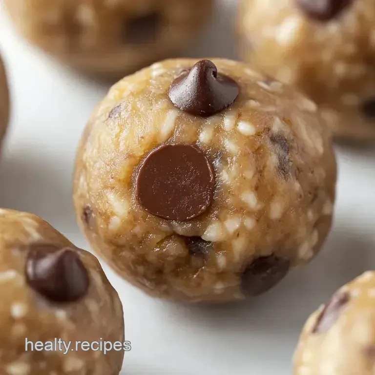 No-Bake Peanut Butter Chocolate Chip Energy Balls