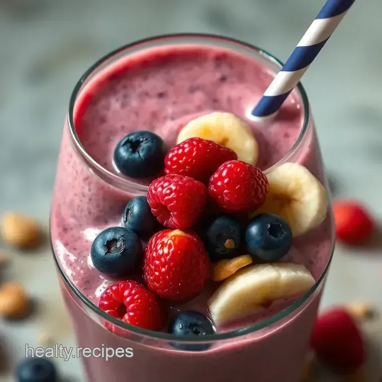 Nutty Berry Bliss Smoothie