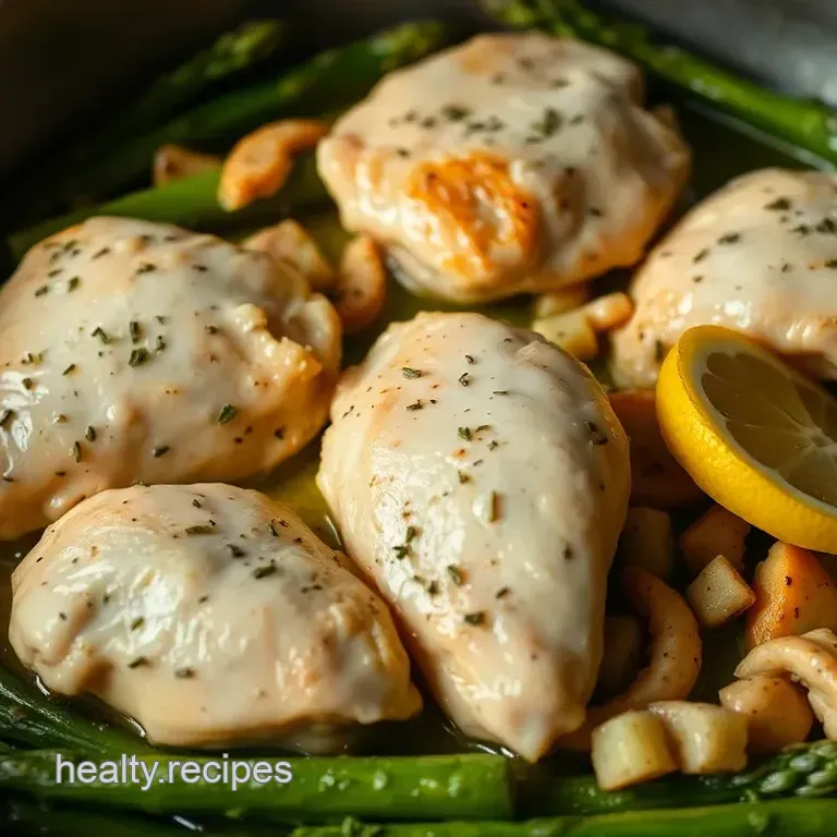 One-Pan Lemon Garlic Chicken and Asparagus