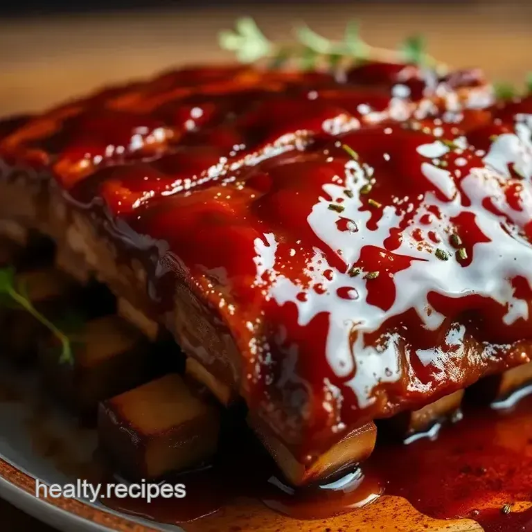 Sticky Sweet Oven Baked Pork Ribs