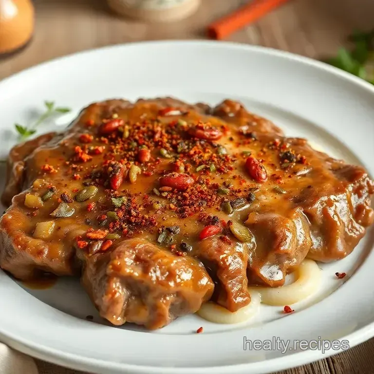 Spiced Pan-Fried Lamb Steak: A Flavorful Delight