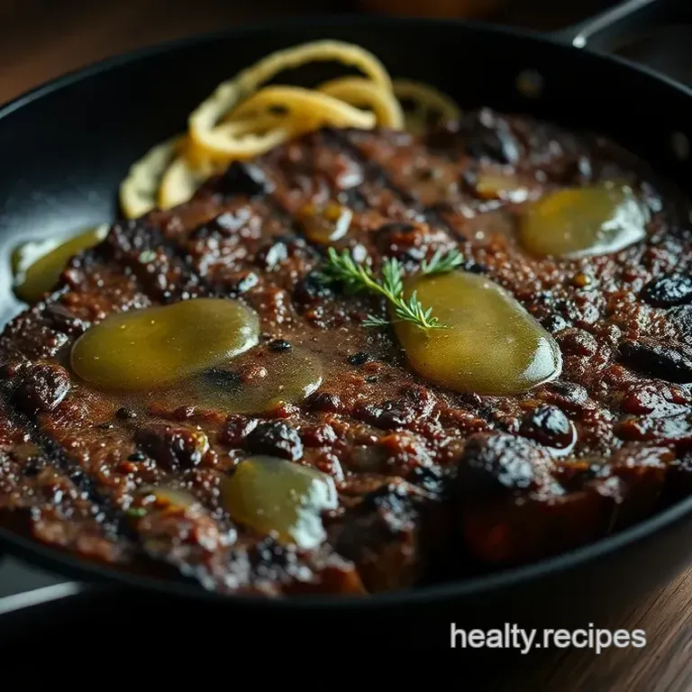 Pan-Seared Ribeye Filet with Garlic Herb Butter