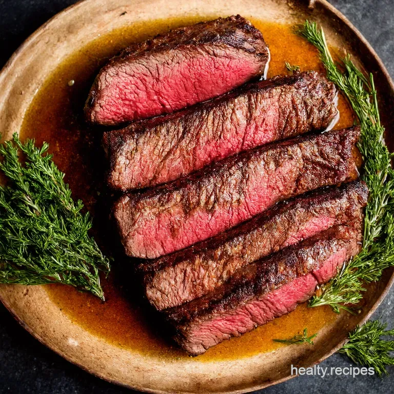 PanSeared Ribeye with Garlic Herb Butter Bliss
