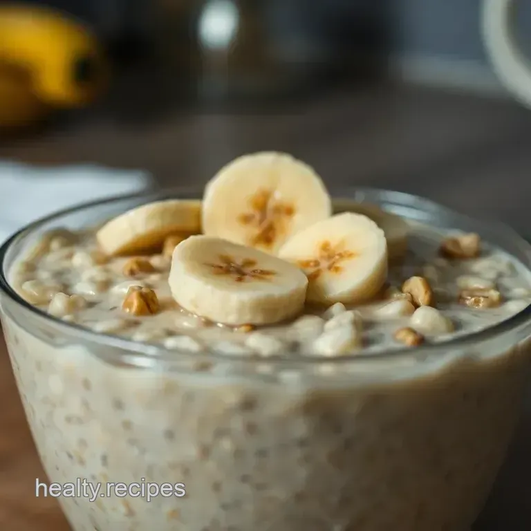 Peanut Butter & Banana Overnight Oats