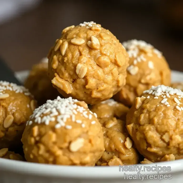 Peanut Butter Bliss Balls: A No-Bake Delight presentation