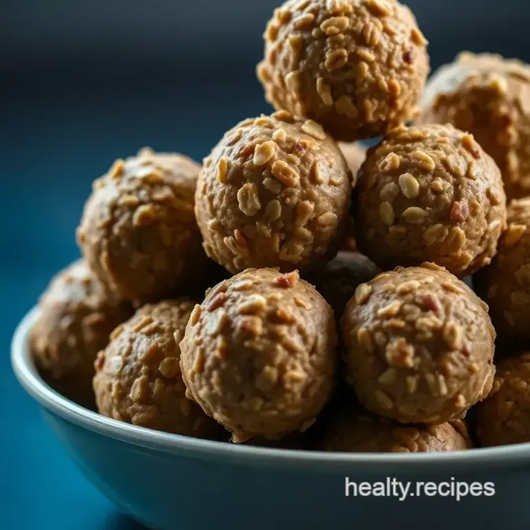 Peanut Butter Bliss Balls: Guilt-Free Goodness presentation