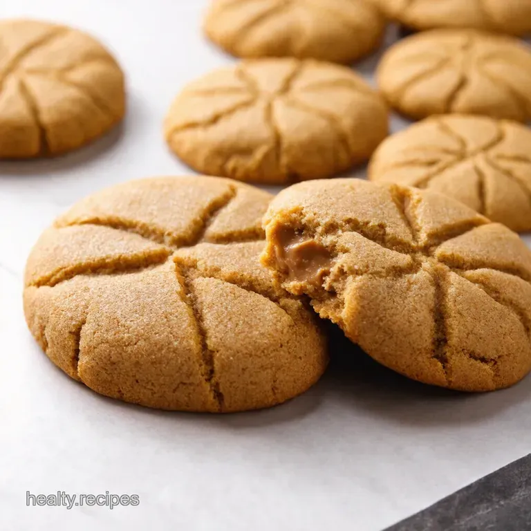 Peanut Butter Blossom Cookies presentation