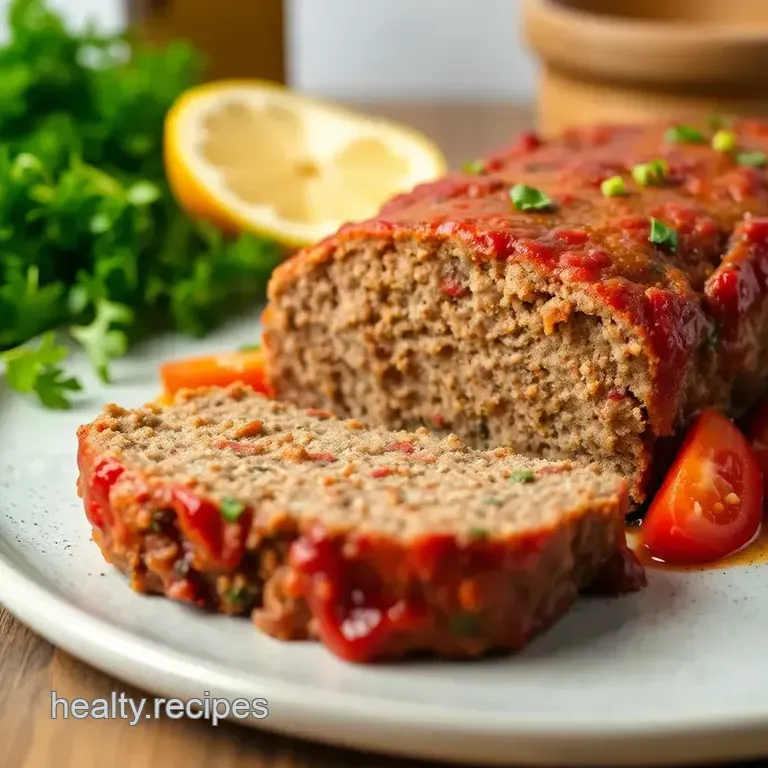 Bake Keto Meatloaf: A Healthy Low-Carb Delight presentation