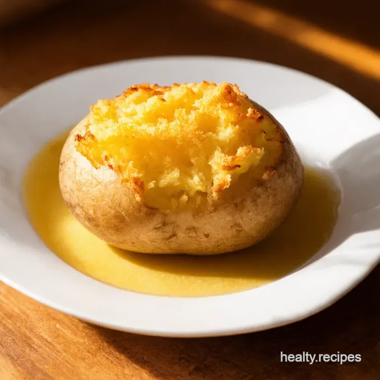 Perfectly Baked Potatoes Fluffy Inside Crispy Outside