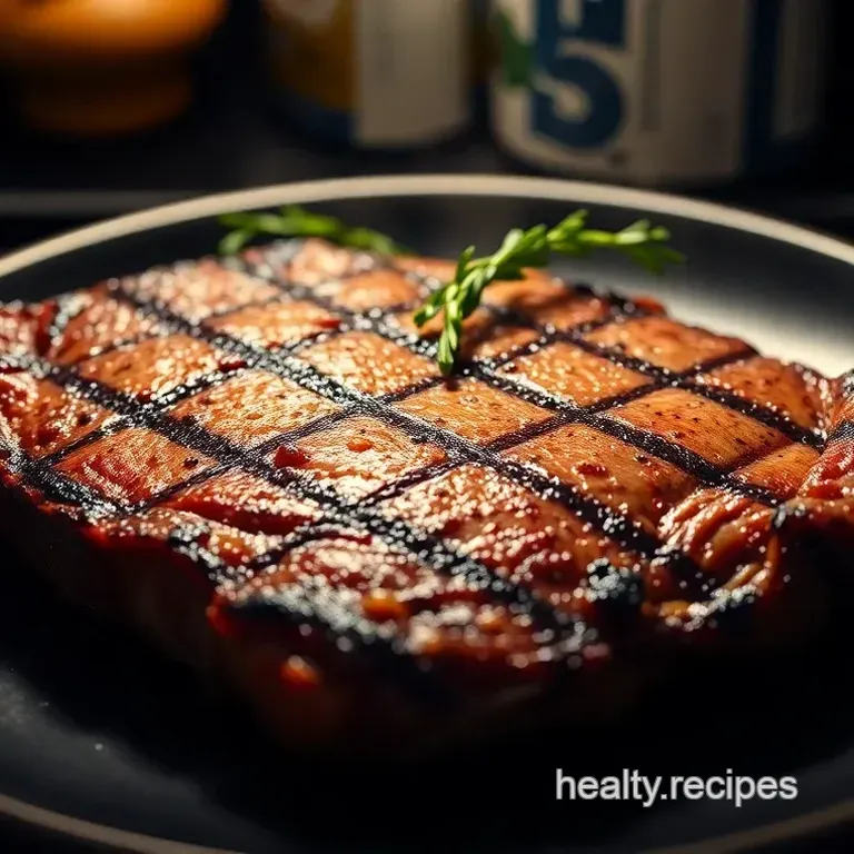 Perfectly Grilled Prime New York Strip Steak