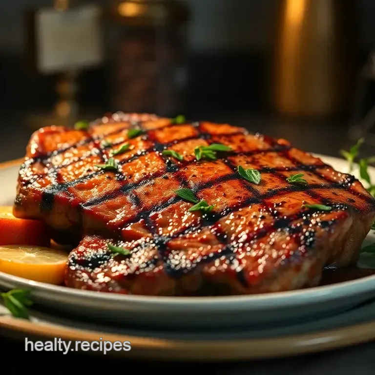 Perfectly Grilled T-Bone Steak with Garlic Herb Butter