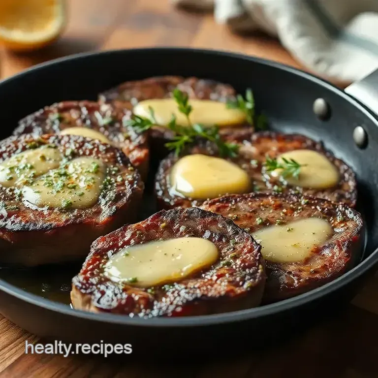 Savory Pan-Seared Ribeye Steaks with Garlic Butter