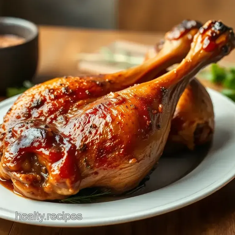 Crispy & Juicy Roasted Turkey Legs