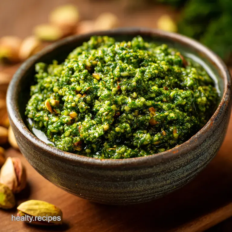 Pistachio Pesto Perfection: A Nutty Twist on a Classic