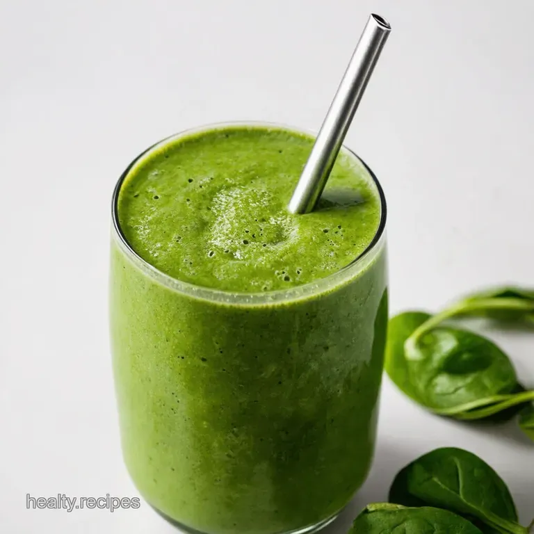 Popeye PowerUp Spinach Smoothie