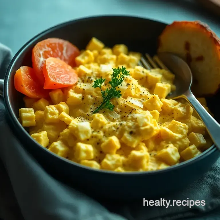 Protein-Packed Scrambled Eggs presentation