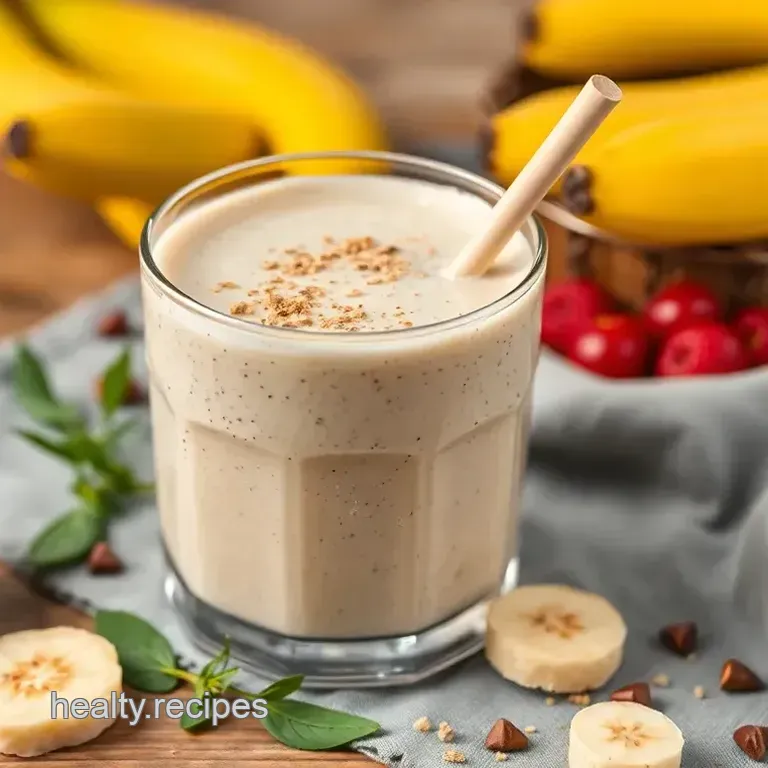Creamy Banana Bliss Smoothie