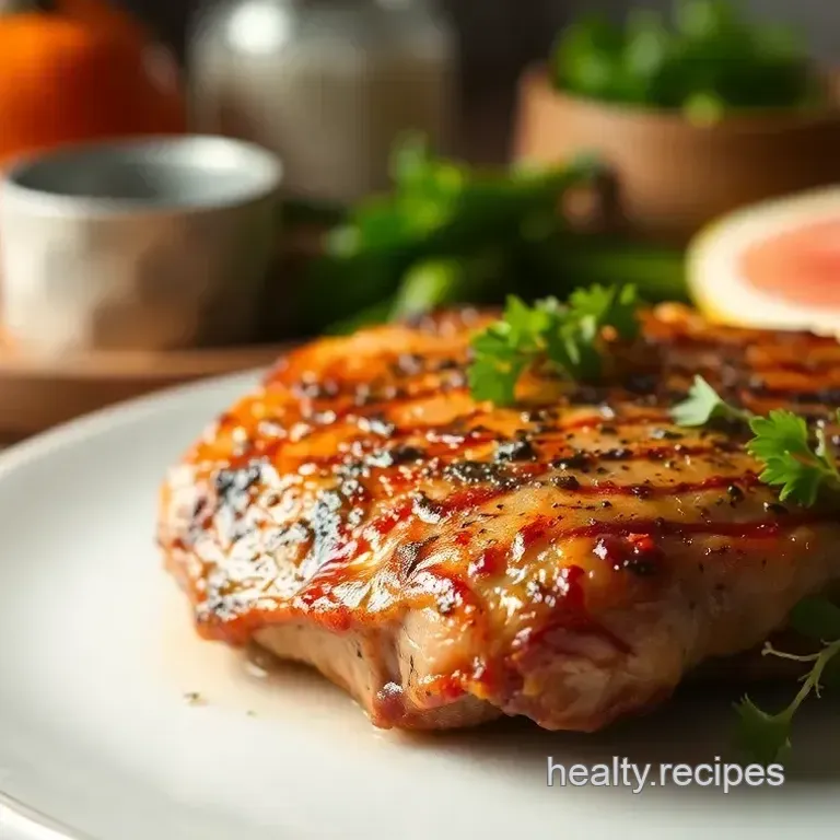 Quick & Delicious Pan-Fried Ham Steak with Garlic Brown Butter