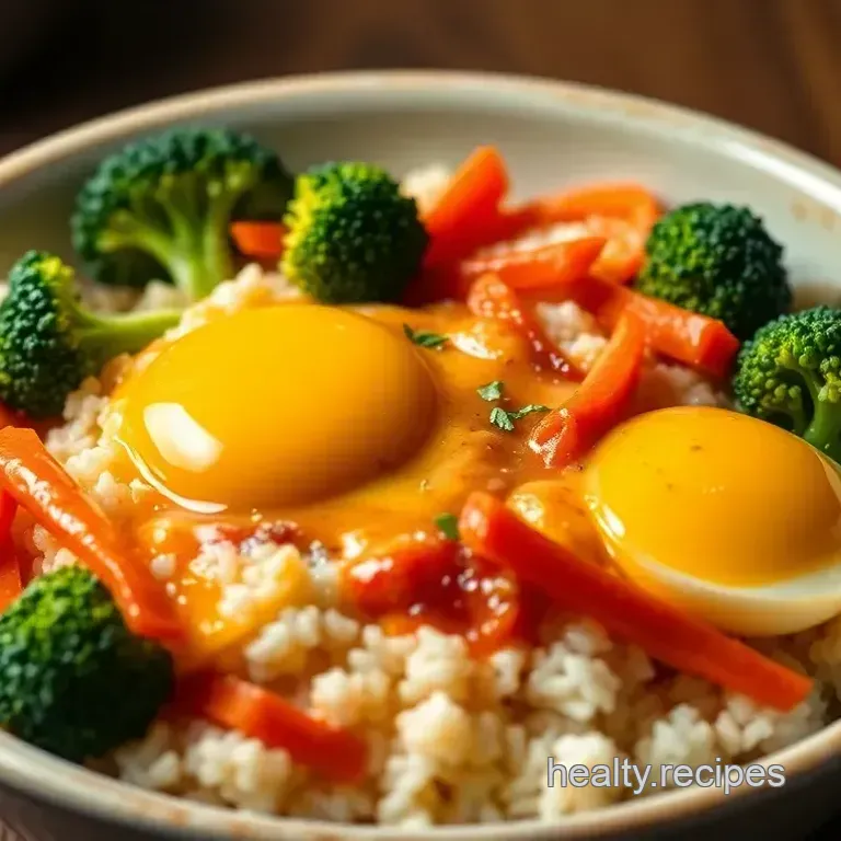 Red Egg Yolk Fusion Bowl: A Creamy Sensation