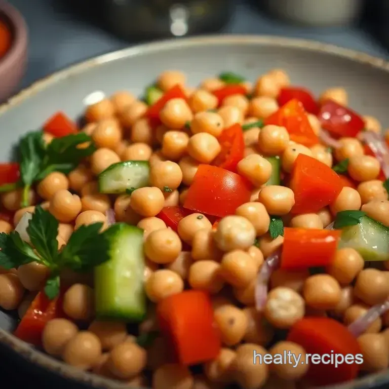 Refreshing Mediterranean Chickpea Salad