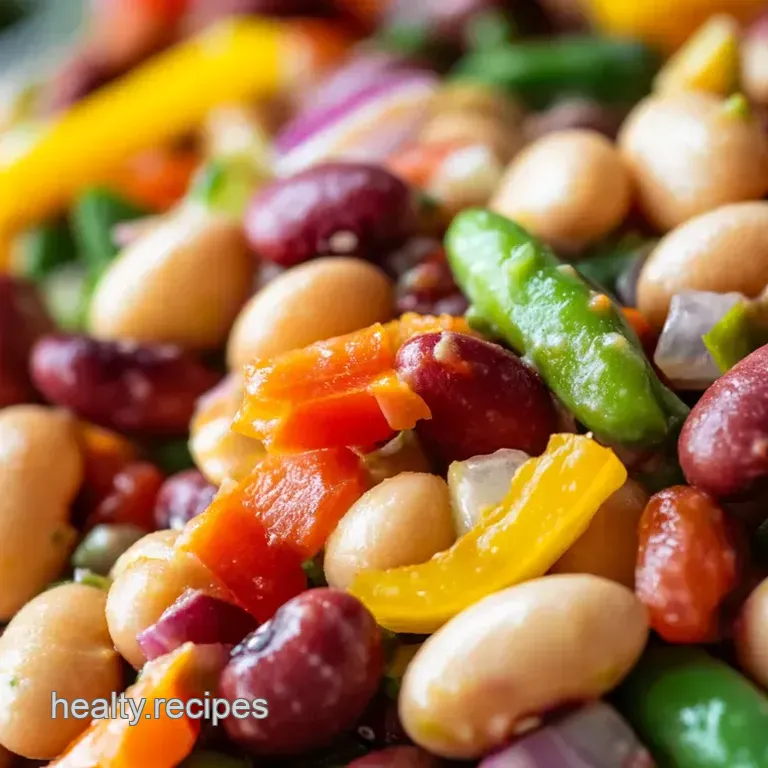 Retro Rainbow: The Classic 3 Bean Salad Reimagined!