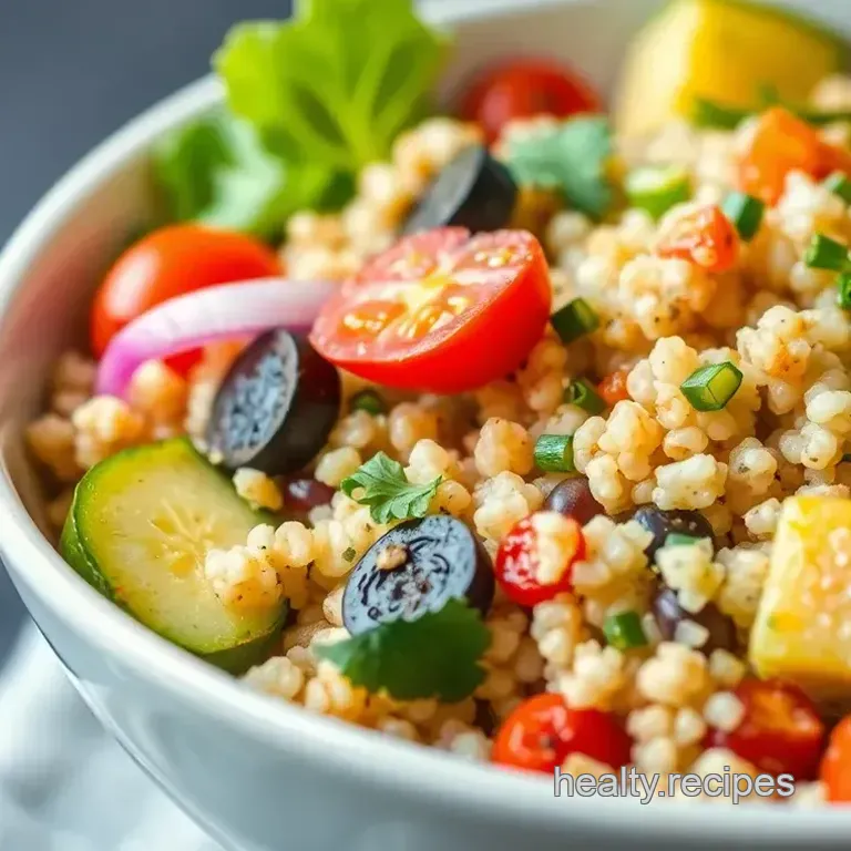 Clean Eating Quinoa & Veggie Bowl