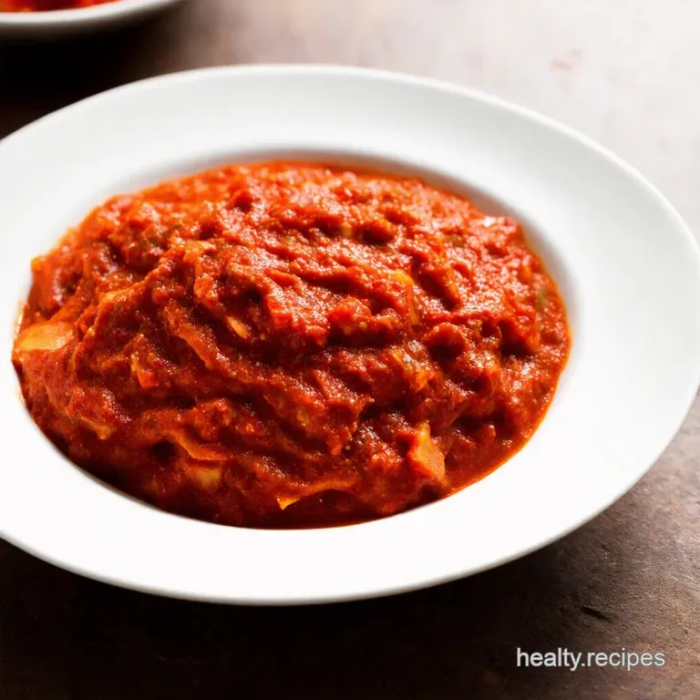 Rustic Tomato Paste Sausage Ragu with Pappardelle