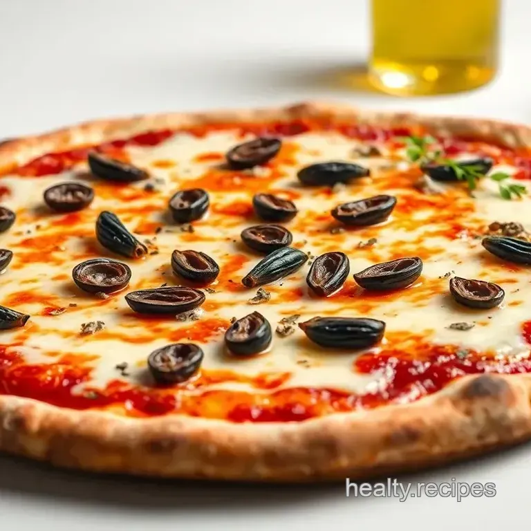 Salty Siren: Anchovy Olive and Caper Pizza