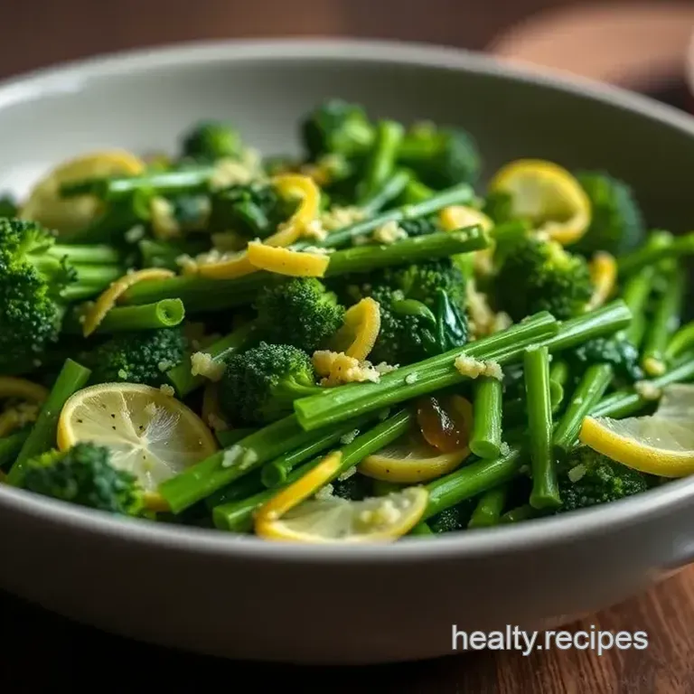 Sautéed Broccolini with Garlic and Lemon Zest