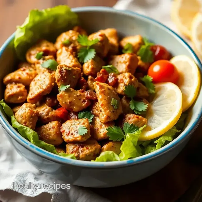 Leftover Chicken Gyros Bowls