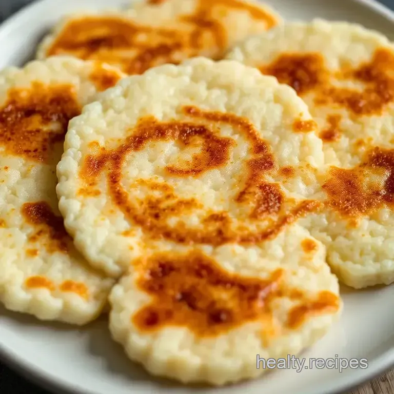 Savory Asian-Style Rice Cakes with Spicy Soy Glaze presentation