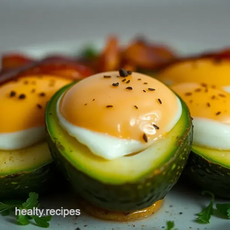 Savory Bacon-Wrapped Avocado Eggs