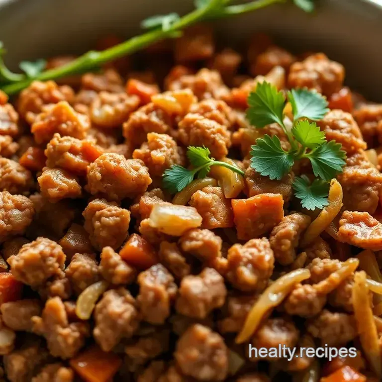 Savory Ground Turkey Bowl: A Wholesome Delight