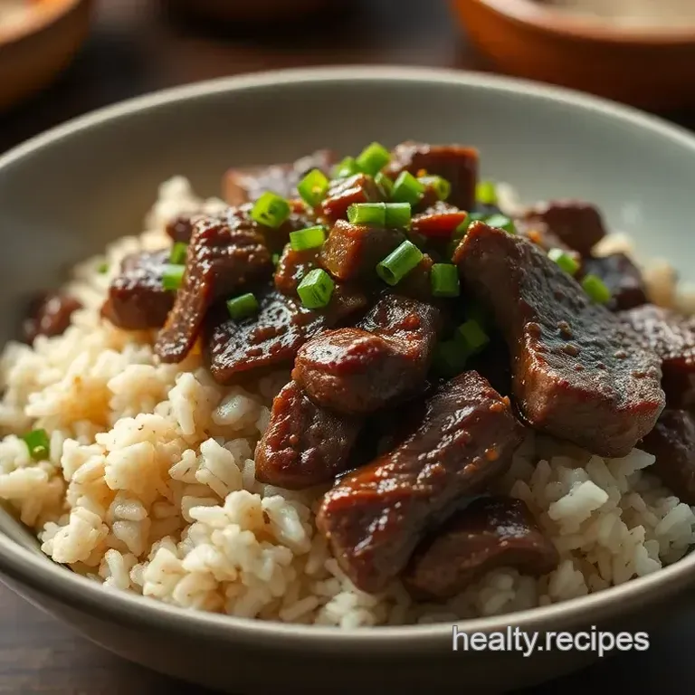 Savory Steak Rice Bowl: A Flavor-Packed Delight