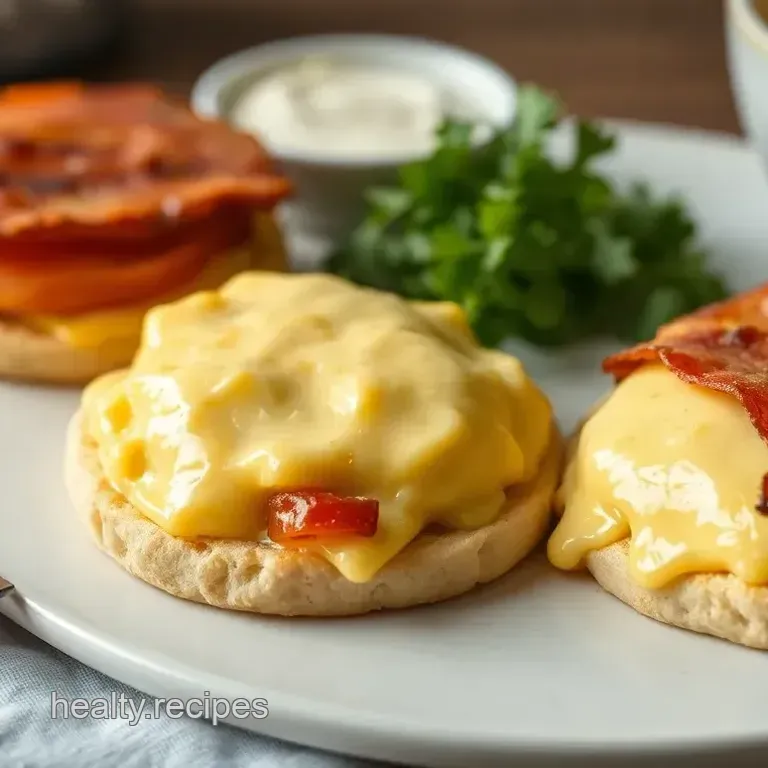 Scrambled Bacon Swiss Cheese Delight