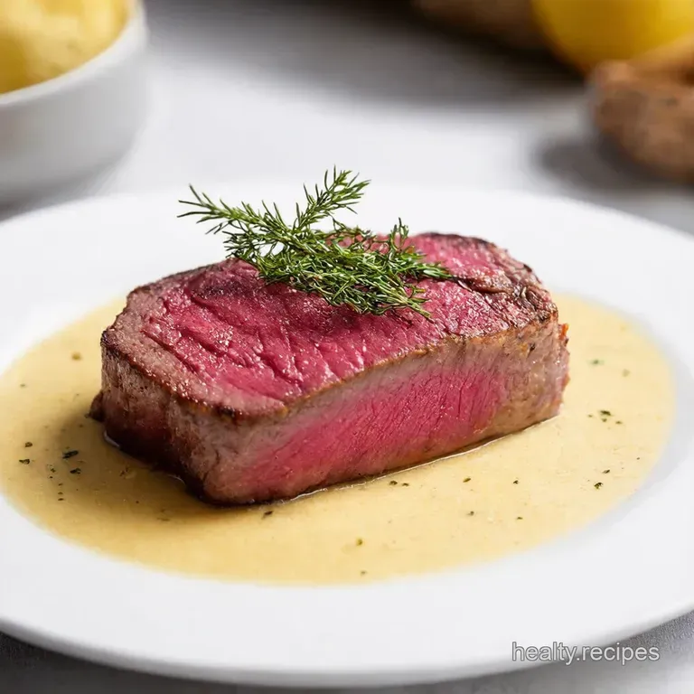 Seared Tuna Steak with Zesty LemonHerb Butter