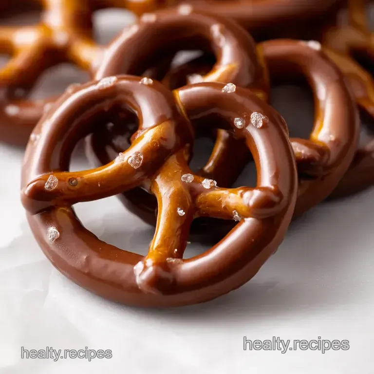 Simply Irresistible Chocolate Covered Pretzels presentation