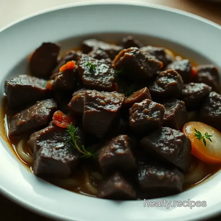 Slow-Braised Cachete Meat: Tender and Rich Flavor
