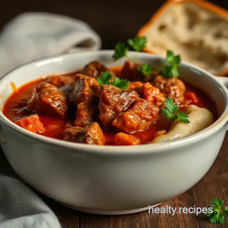 Slow-Cooked Paprika Beef Goulash: A Hearty Comfort Dish