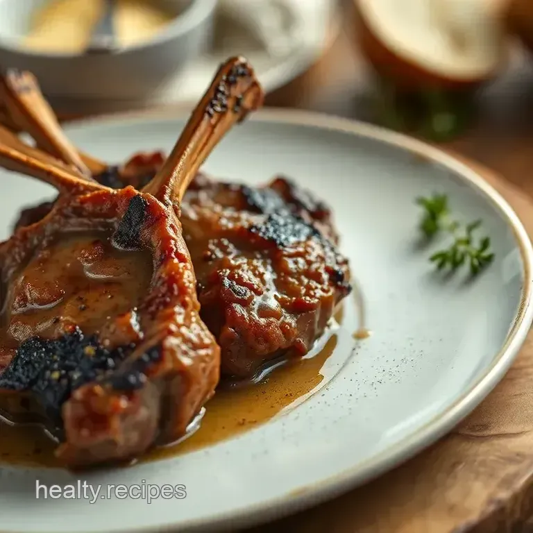 Slow Cooker Lamb Chops with Crispy Finish