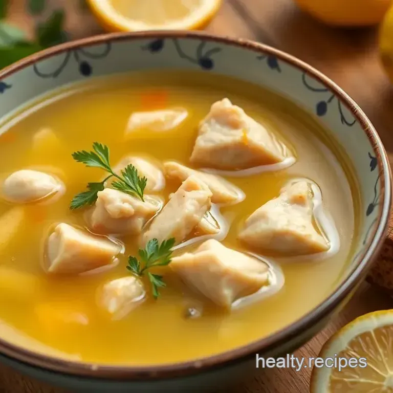 Zesty Slow Cooker Chicken Soup with Lemon Zest