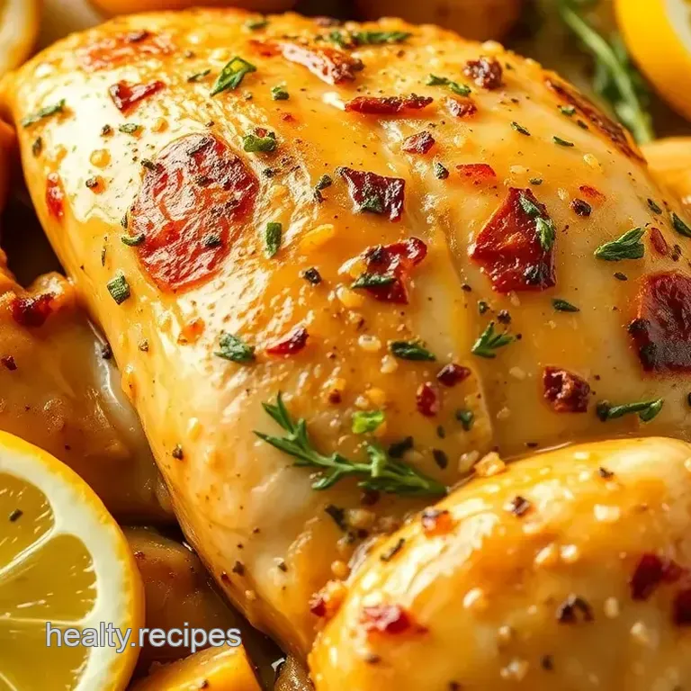 Small Chicken: The Ultimate Herb-Roasted Garlic Lemon Delight!
