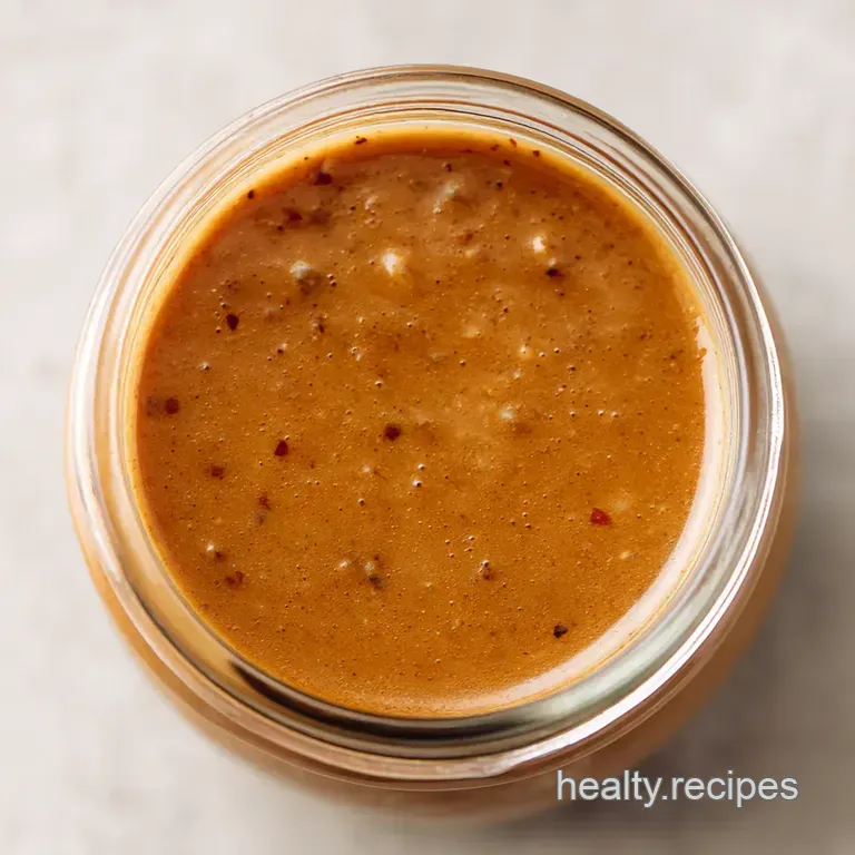 Smokey Chipotle Vinaigrette presentation