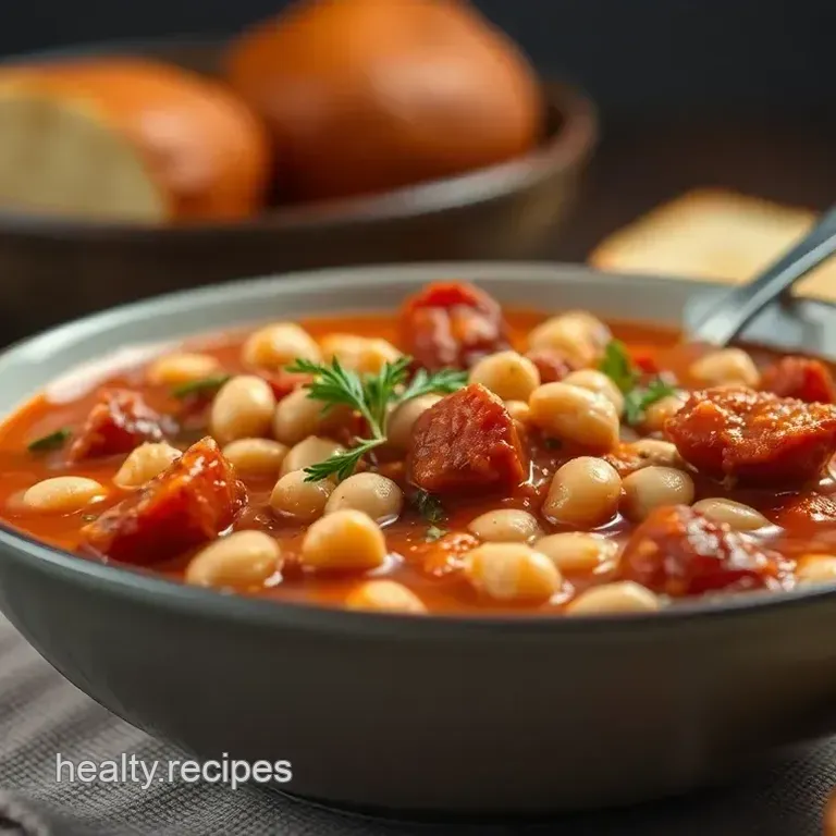 Smoky Chorizo & White Bean Stew