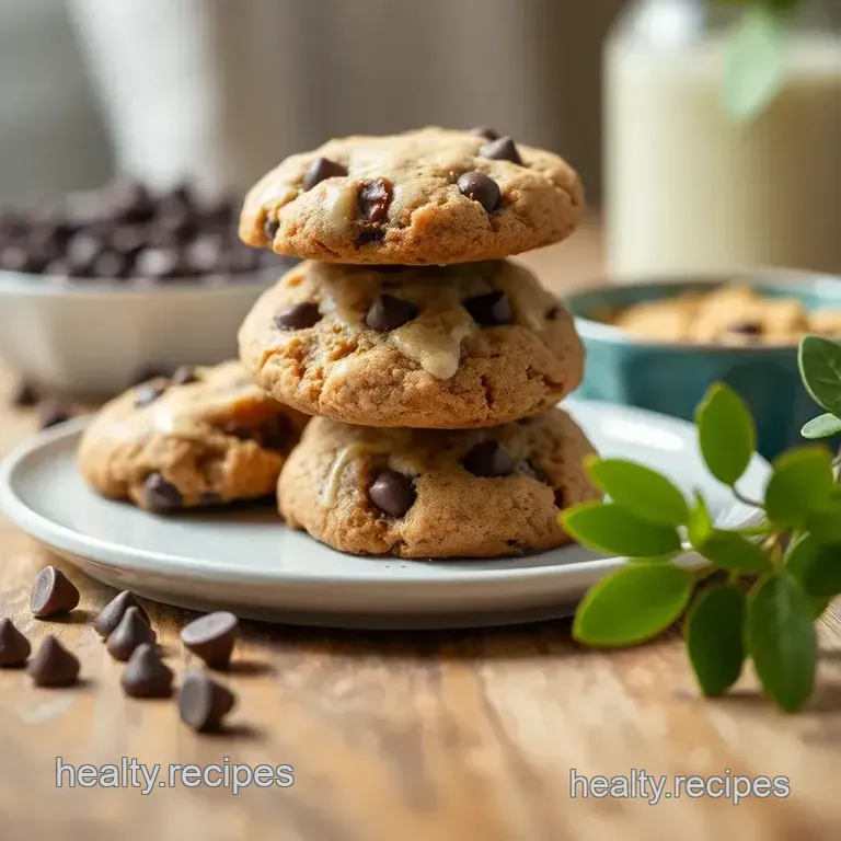Soft-Baked Keto Chocolate Chip Cookies presentation