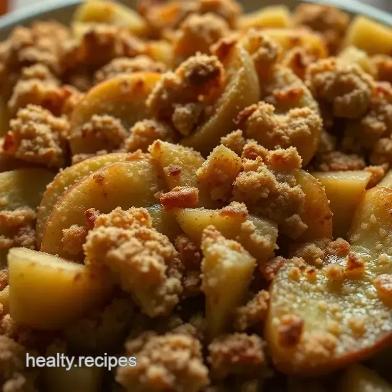 Spiced Apple & Walnut Crumble