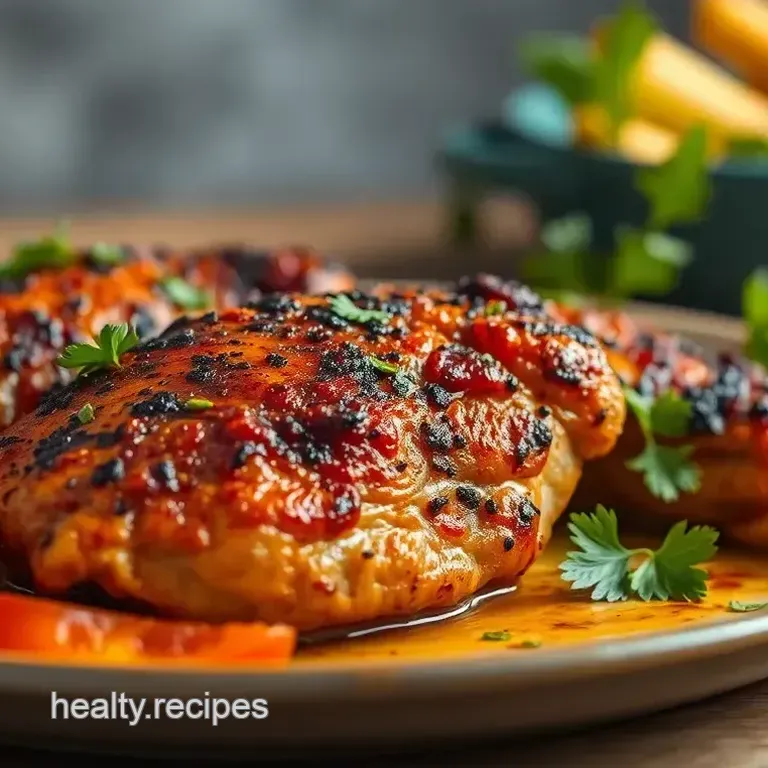 Blackened Chicken with a Spicy Flavor Burst