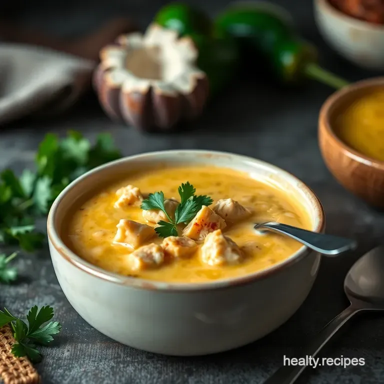 Creamy Chicken Poblano Soup: My Mexican Fiesta Recipe!