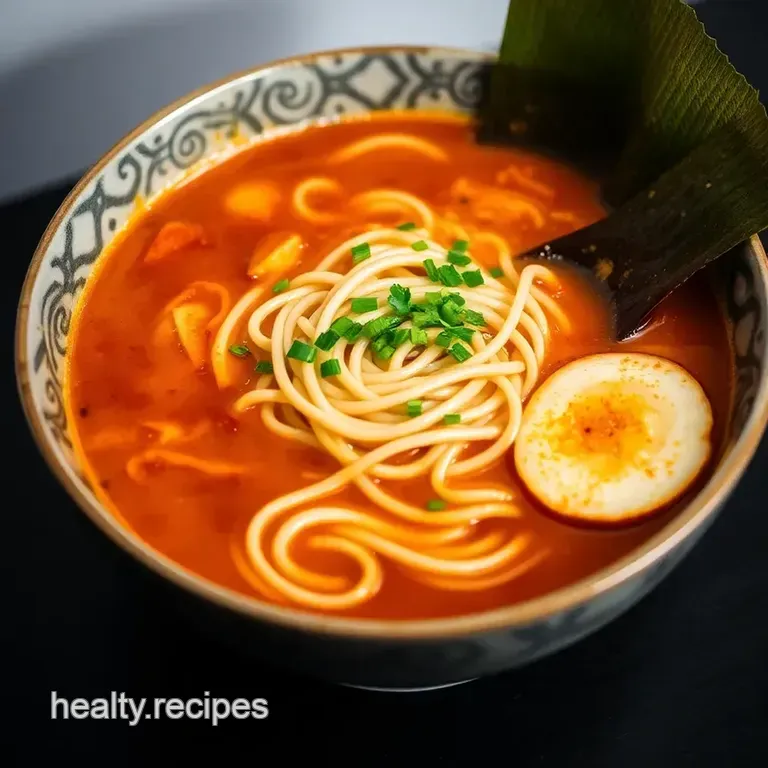 Spicy Tantanmen Ramen: A Bowl of Comfort presentation