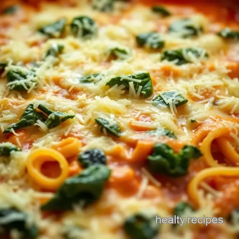 Spinach & Ricotta Lasagna Delight presentation